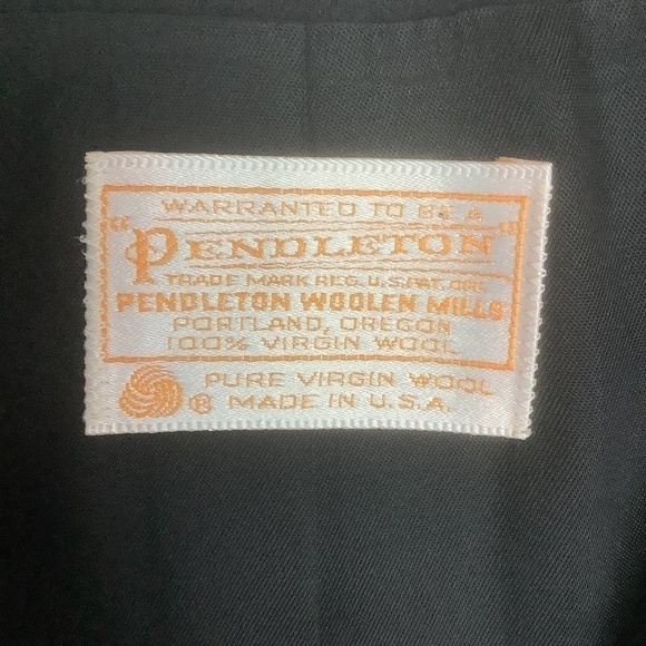 Pendleton Black Career Virgin Wool Blazer USA Made 10 - Picture 5 of 10
